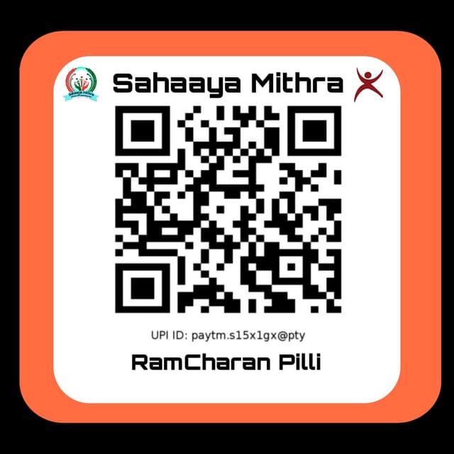 Sahaaya Mithra UPI QR code